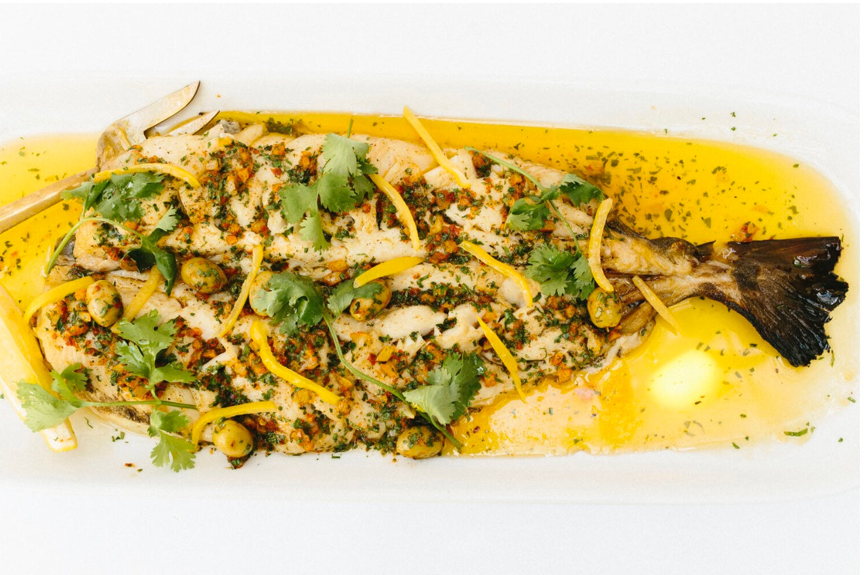Roasted Fish with Chermoula